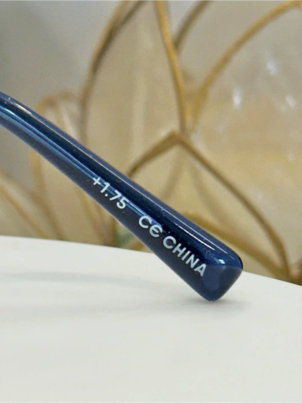 Eyebobs Sparkler Deep Blue Transparent Reading Glasses/Eyeglasses VGUC +1.75